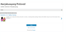 Tablet Screenshot of manjakusayangpreloved.blogspot.com