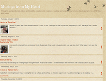 Tablet Screenshot of musingsfrommyheart.blogspot.com