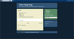 Desktop Screenshot of listen-telugu.blogspot.com