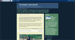 Desktop Screenshot of chatter-creek-sawmill.blogspot.com