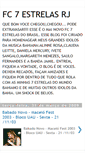 Mobile Screenshot of fc7estrelas.blogspot.com
