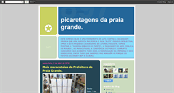 Desktop Screenshot of picaretagensdapraiagrande.blogspot.com