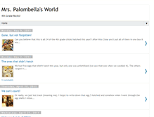 Tablet Screenshot of mrspalombellasworld.blogspot.com