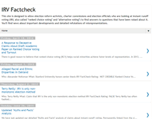 Tablet Screenshot of irvfactcheck.blogspot.com