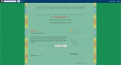 Desktop Screenshot of lizzysfamilyhomedaycare.blogspot.com