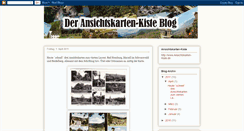 Desktop Screenshot of ansichtskarten-kiste.blogspot.com