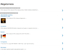 Tablet Screenshot of megatorneosdplay.blogspot.com