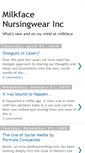 Mobile Screenshot of milkfacenursingwearinc.blogspot.com