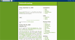 Desktop Screenshot of medienanthropology.blogspot.com