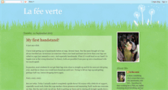 Desktop Screenshot of la-fee-verte.blogspot.com