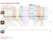 Tablet Screenshot of loveheartsandcrafts.blogspot.com