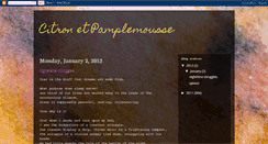 Desktop Screenshot of citronetpamplemousse.blogspot.com
