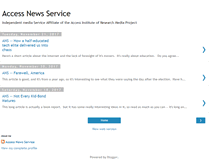 Tablet Screenshot of accessnewsservice.blogspot.com