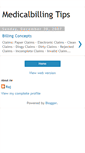 Mobile Screenshot of medicalbillinginindia.blogspot.com