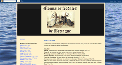 Desktop Screenshot of monnaiesfeodalesdebretagne.blogspot.com