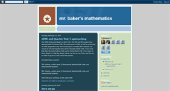 Desktop Screenshot of mrbakerlpa.blogspot.com