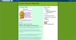 Desktop Screenshot of anniesroadtoslimsville.blogspot.com