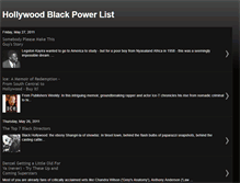 Tablet Screenshot of hollywoodblackpowerlist.blogspot.com