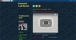 Desktop Screenshot of emanuelelodirizzini.blogspot.com