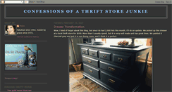 Desktop Screenshot of confessions-of-a-thrift-store-junkie.blogspot.com