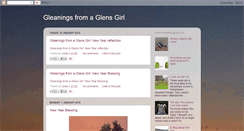 Desktop Screenshot of gleaningsfromaglensgirl.blogspot.com