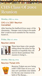 Mobile Screenshot of chsclassof2001reunion.blogspot.com