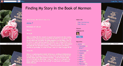 Desktop Screenshot of findingmystoryinthebookofmormon.blogspot.com