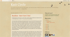 Desktop Screenshot of knitcircle.blogspot.com