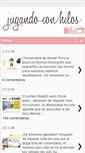 Mobile Screenshot of jugandoconhilos.blogspot.com