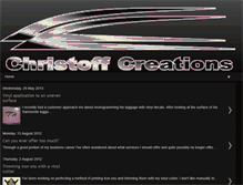 Tablet Screenshot of christoff-creations.blogspot.com