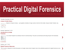 Tablet Screenshot of practicaldigitalforensics.blogspot.com
