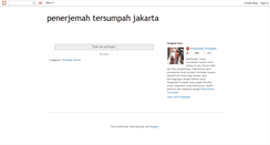 Desktop Screenshot of penerjemahtersumpah-jakarta.blogspot.com