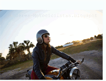 Tablet Screenshot of mulheres-motociclistas.blogspot.com