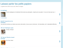 Tablet Screenshot of laissezparlerlespetitspapiers.blogspot.com