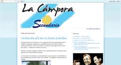 Desktop Screenshot of lacamporasecundarios.blogspot.com