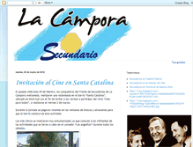 Tablet Screenshot of lacamporasecundarios.blogspot.com