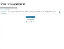 Tablet Screenshot of chicohavurah.blogspot.com