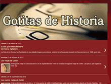 Tablet Screenshot of gotitasdehistoria.blogspot.com