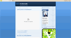 Desktop Screenshot of elahorcado.blogspot.com