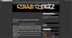 Desktop Screenshot of crazycoderz.blogspot.com