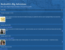 Tablet Screenshot of beckwithsbigadventure.blogspot.com