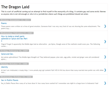 Tablet Screenshot of dragonlaid.blogspot.com