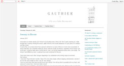 Desktop Screenshot of gauthiersoho.blogspot.com