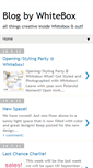 Mobile Screenshot of blogbywhitebox.blogspot.com