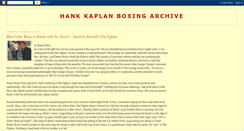 Desktop Screenshot of hankkaplanboxingarchive.blogspot.com