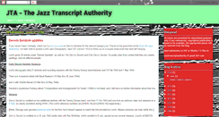 Desktop Screenshot of jazztranscriptauthority.blogspot.com