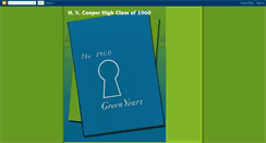 Desktop Screenshot of hvcooperhighclassof1960.blogspot.com