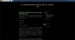 Desktop Screenshot of laeducacinfsicaenelsigloxx.blogspot.com