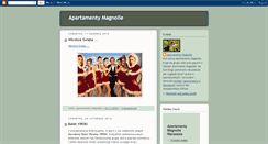 Desktop Screenshot of apartamenty-magnolie.blogspot.com