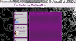 Desktop Screenshot of carladenisematematica.blogspot.com